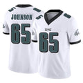 P.Eagles #65 Lane Johnson Player White Limited Vapor F.U.S.E. Home Game Ldoa Stitched Jerseys