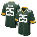 GB.Packers #25 Keisean Nixon Player Green Home Game Ldoa Stitched Jerseys