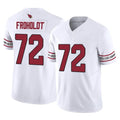 A.Cardinals #72 Hjalte Froholdt Player White Vapor F.U.S.E. Limited Home Game Ldoa Stitched Jerseys