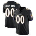Custom B.Ravens Black Vapor F.U.S.E. Limited Any Name & Numbers Ldoa Stitched Jerseys