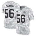 GB.Packers #56 Edgerrin Cooper Player Arctic Camo Salute To Service Limited Ldoa Stitched Jerseys