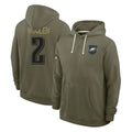 P.Eagles #2 Riq Woolen Player Olive Salute to Service Pullover Hoodies Limited Ldoa Stitched Jerseys
