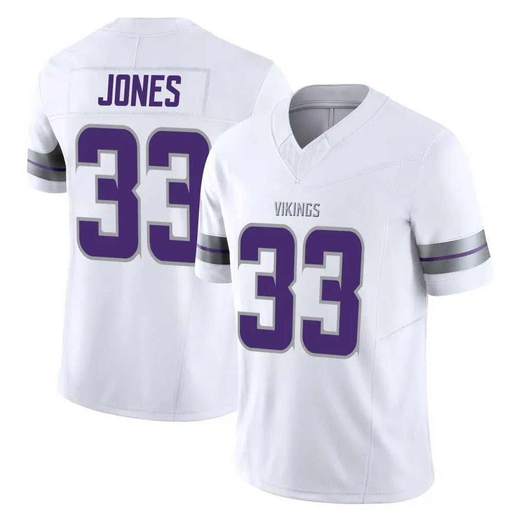 M.Vikings #33 Aaron Jones Sr. Player White Limited Alternate Vapor F.U.S.E. Home Game Ldoa Stitched Jerseys