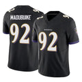 B.Ravens #92 Nnamdi Madubuike Player Black Vapor F.U.S.E. Limited Ldoa Stitched Jerseys