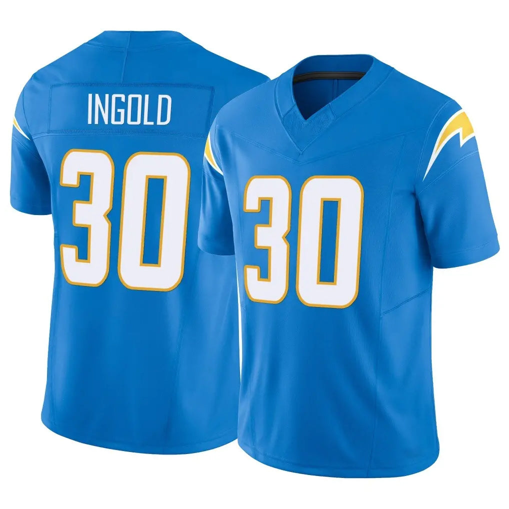 LA.Chargers #30 Alec Ingold Player Blue Limited Vapor F.U.S.E. Home Game Ldoa Stitched Jerseys