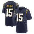 LA.Chargers #15 Ladd McConkey Player Navy Home Game Ldoa Stitched Jerseys