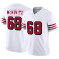 SF.49ers #68 Colton McKivitz Player White Limited Alternate Vapor F.U.S.E. Home Game Ddoa Stitched Jerseys