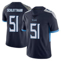 T.Titans #51 Austin Schlottmann Player Navy Limited Vapor Untouchable Home Game Ldoa Stitched Jerseys
