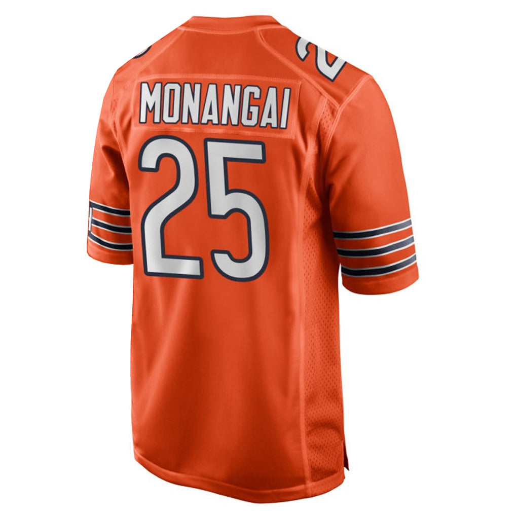 C.Bears #25 Kyle Monangai Player Orange Home Game Ldoa Stitched Jerseys