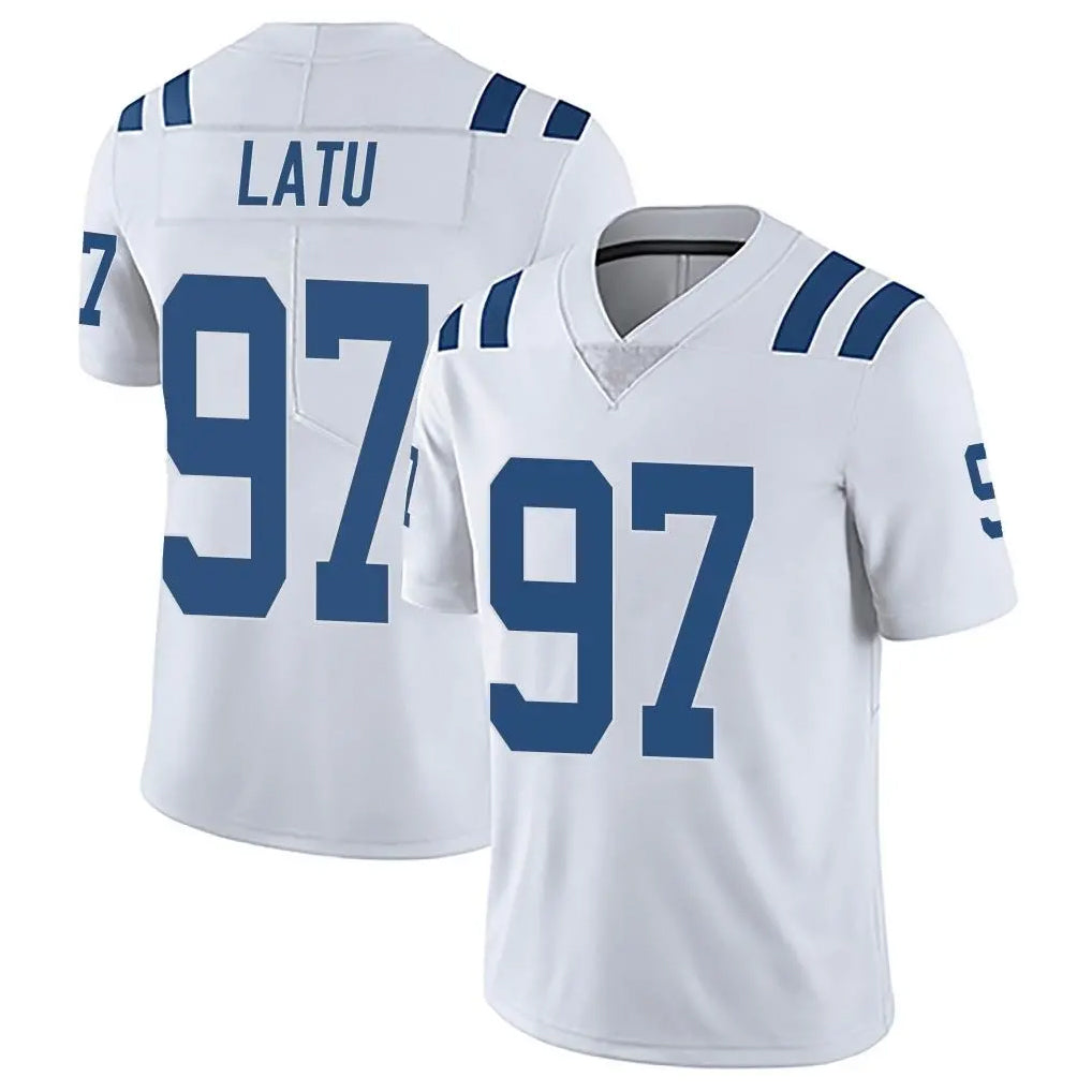 IN.Colts #97 Laiatu Latu Player White Limited Vapor Untouchable Home Game Ldoa Stitched Jerseys