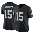 LV.Raiders #15 Fernando Mendoza Player Black Limited Vapor F.U.S.E. Home Game Ldoa Stitched Jerseys