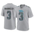 C.Panthers #3 Princely Umanmielen Player Gray Atmosphere Fashion Game Ldoa Stitched Jerseys
