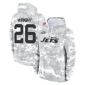 NY.Jets #26 Nahshon Wright Player Arctic Camo Salute to Service Pullover Hoodies Limited Game Ldoa Stitched Jerseys