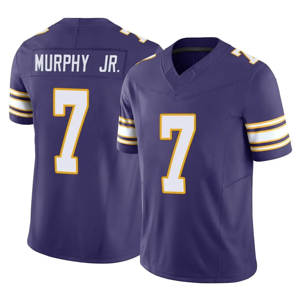 M.Vikings #7 Byron Murphy Jr. Player Purple Limited Classic Vapor F.U.S.E. Home Game Ldoa Stitched Jerseys