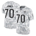 C.Bears #70 Braxton Jones Player Arctic Camo Salute to Service Limited Ldoa Stitched Jerseys