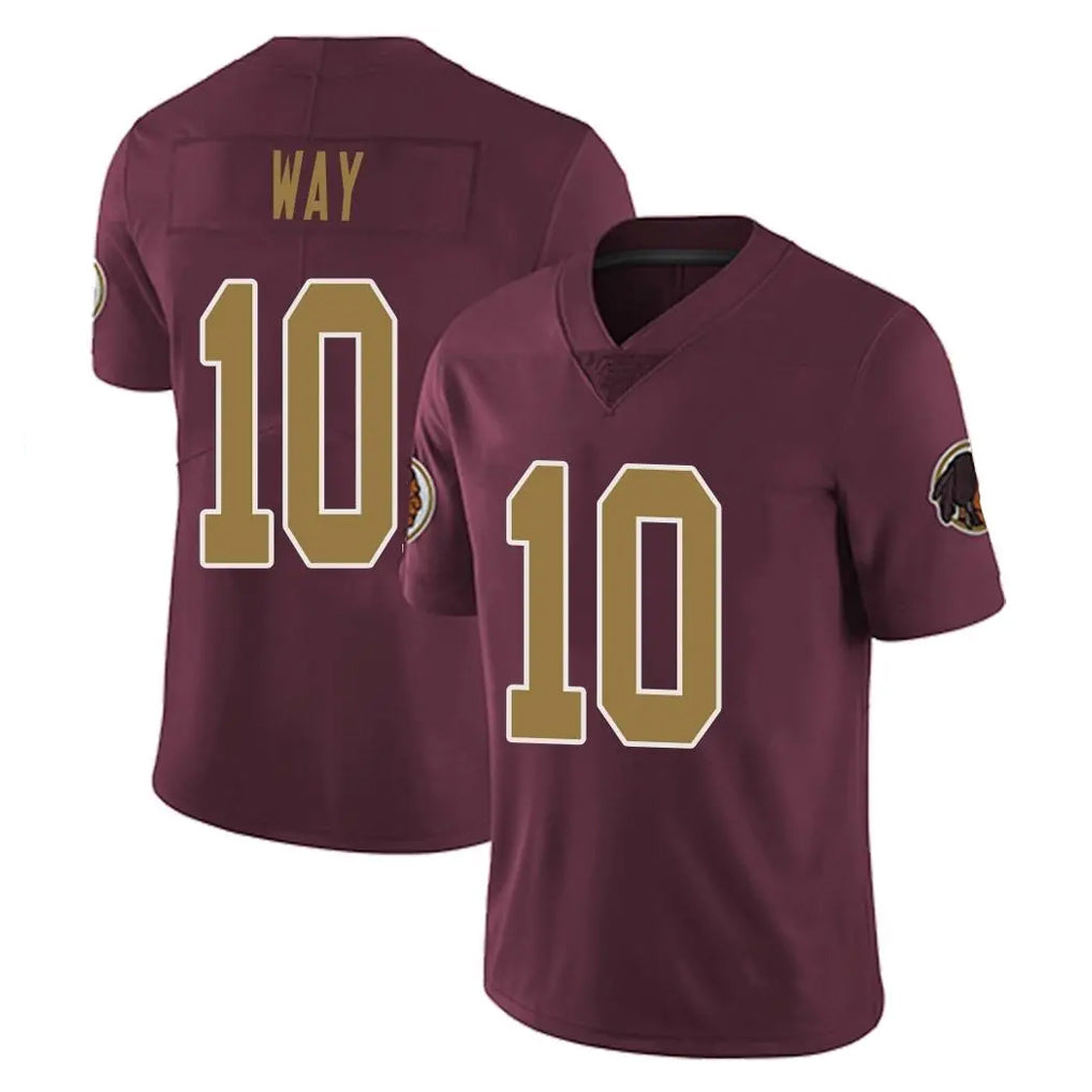 W.Commanders #10 Tress Way Player Burgundy Alternate Vapor Untouchable Home Game Ldoa Stitched Jerseys