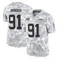 NY.Jets #91 Jowon Briggs Player Arctic Camo Salute to Service Limited Game Ldoa Stitched Jerseys