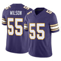 M.Vikings #55 Eric Wilson Player Purple Limited Classic Vapor F.U.S.E. Home Game Ldoa Stitched Jerseys