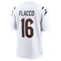C.Bengals #16 Joe Flacco Player White Home Game Ldoa Stitched Jerseys