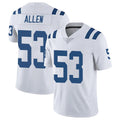 IN.Colts #53 CJ Allen Player White Limited Vapor Untouchable Home Game Ldoa Stitched Jerseys