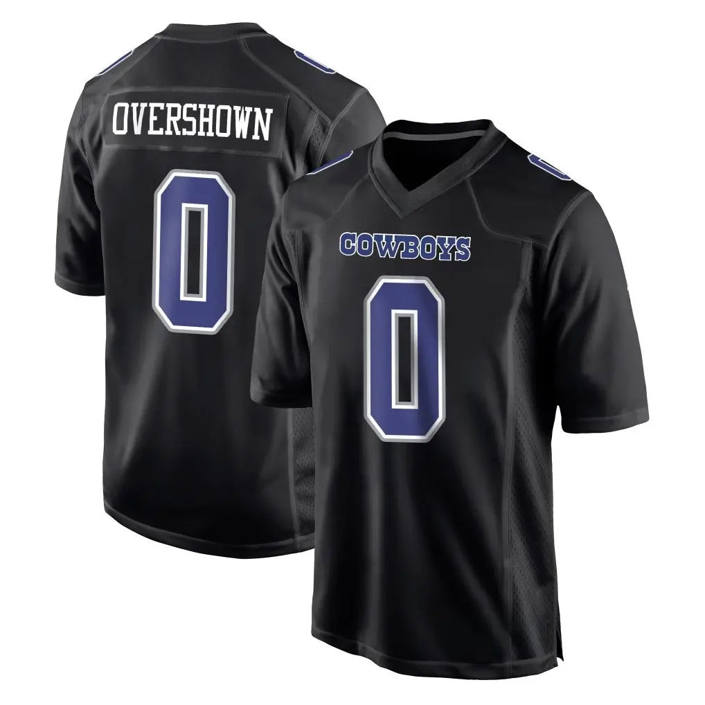 D.Cowboys #0 DeMarvion Overshown Player Carbon Black Fashion Home Game Ldoa Stitched Jerseys