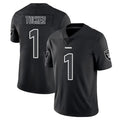 LV.Raiders #1 Tre Tucker Player Black Limited Black Impact Home Game Ldoa Stitched Jerseys