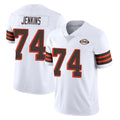 C.Browns #74 Elgton Jenkins Player White Limited  Vapor 1946 Collection Alternate Game Ldoa Stitched Jerseys