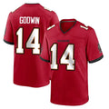 TB.Buccaneers #14 Chris Godwin Jr. Player Red Home Game Ldoa Stitched Jerseys