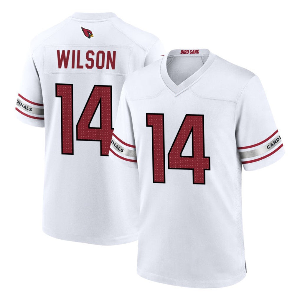 A.Cardinals #14 Michael Wilson Player White Home Game Ldoa Stitched Jerseys