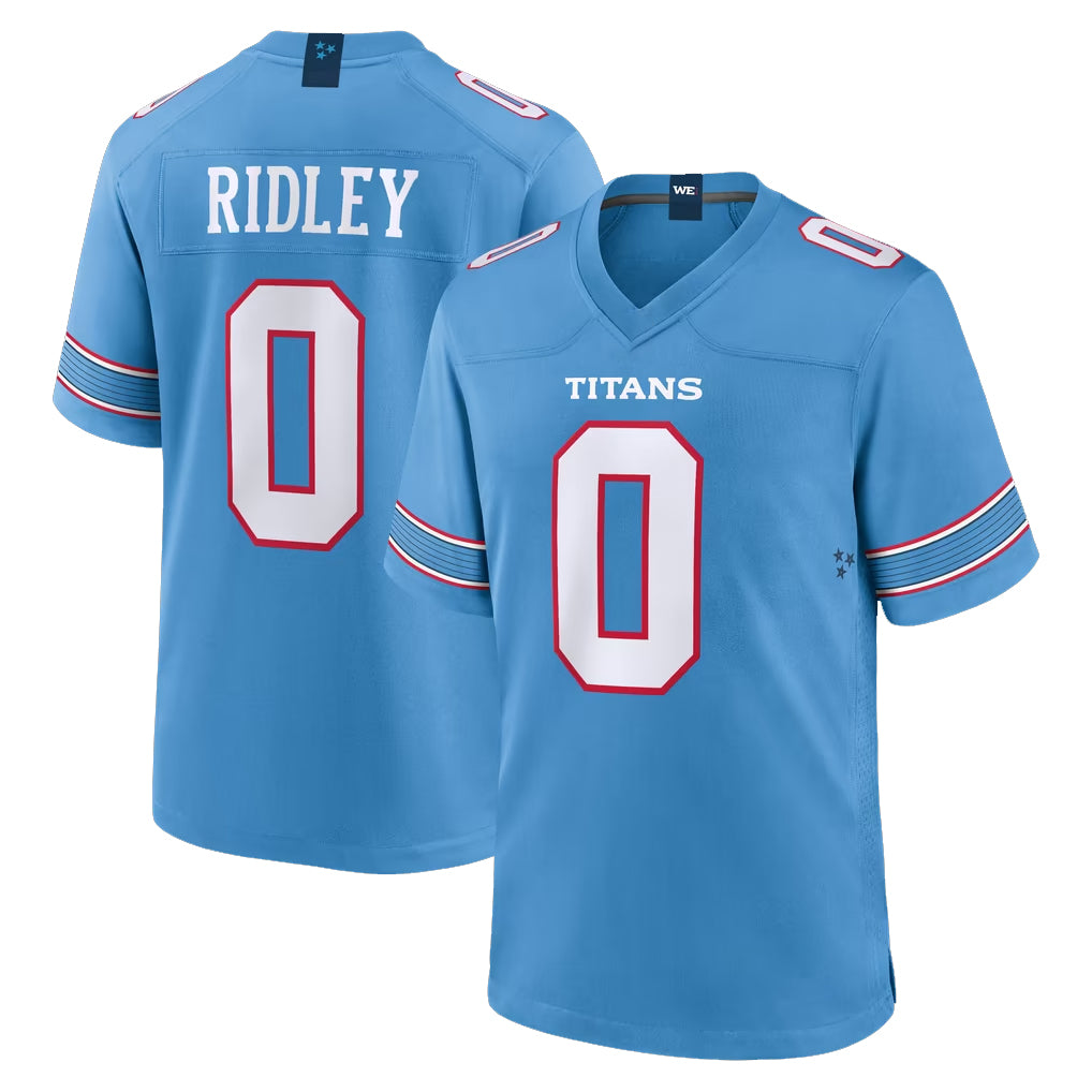 T.Titans #0 Calvin Ridley Player Light Blue 2026 Game Home Ldoa Stitched Jerseys