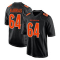 C.Bengals #64 Ted Karras Player Black Fashion Game Ldoa Stitched Jerseys