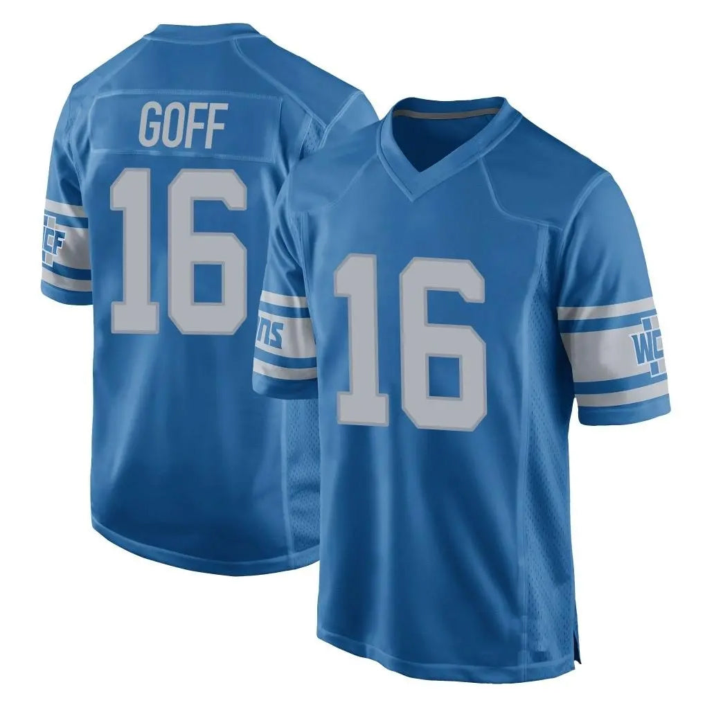 D.Lions #16 Jared Goff Player Blue Vapor Untouchable Throwback Game Ldoa Stitched Jerseys