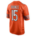 C.Bears #15 Rome Odunze Player Orange Home Game Ldoa Stitched Jerseys