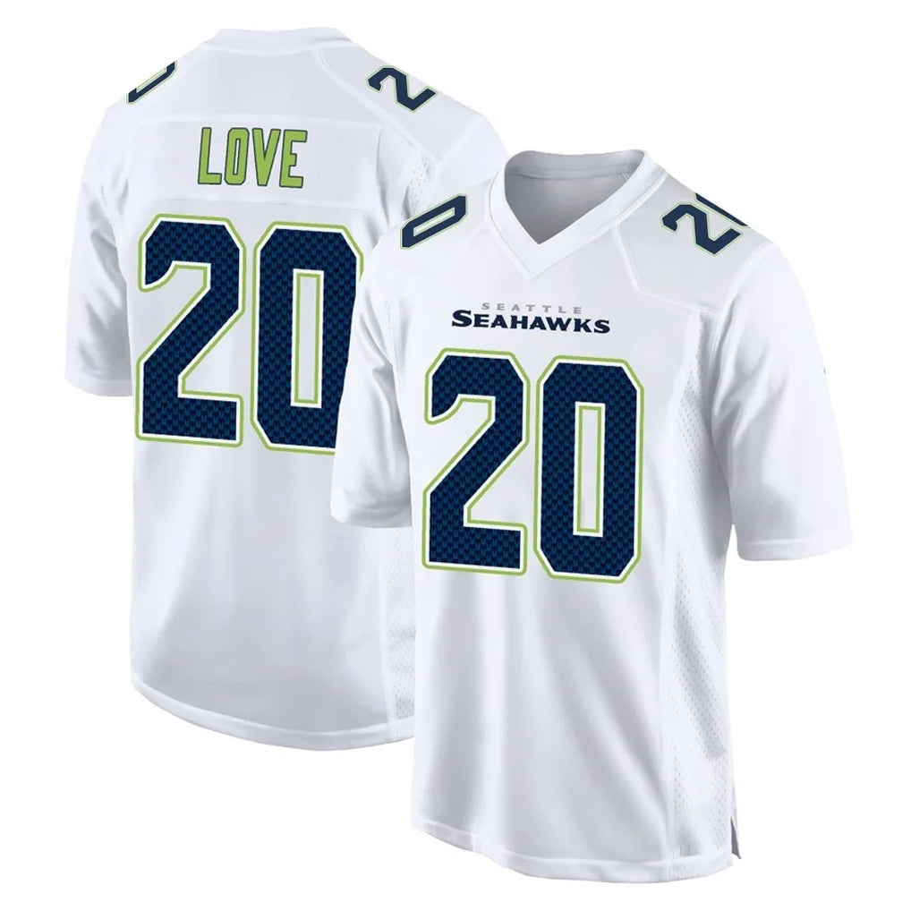 S.Seahawks #20 Julian Love Player White Tundra Fashion Home Game Ldoa Stitched Jerseys