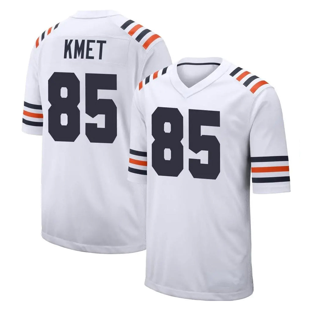 C.Bears #85 Cole Kmet Player White Classic Home Game Ldoa Stitched Jerseys