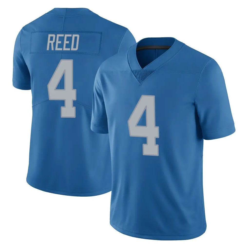 D.Lions #4 D.J. Reed Player Blue Limited Throwback Vapor Untouchable Ldoa Stitched Jerseys