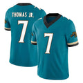J.Jaguars #7 Brian Thomas Jr. Player Teal Prowler Throwback Vapor F.U.S.E. Limited Home Game Ldoa Stitched Jerseys