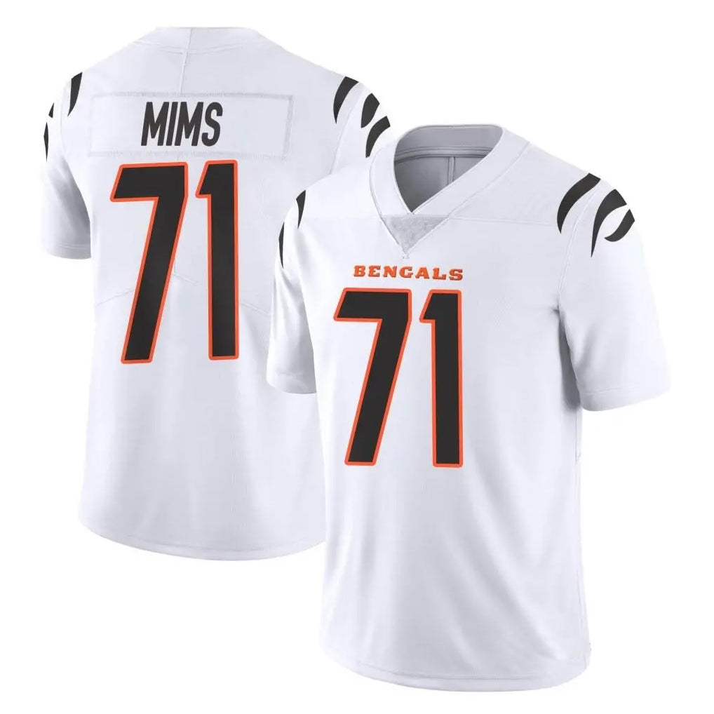 C.Bengals #71 Amarius Mims Player White Vapor Untouchable Limited Home Game Ldoa Stitched Jerseys
