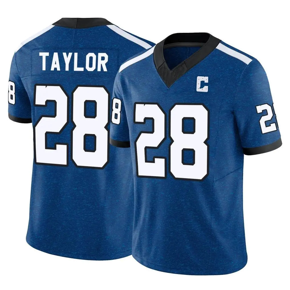 IN.Colts #28 Jonathan Taylor Player Royal Limited Indiana Nights Alternate Vapor F.U.S.E. Home Game Ldoa Stitched Jerseys