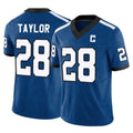 IN.Colts #28 Jonathan Taylor Player Royal Limited Indiana Nights Alternate Vapor F.U.S.E. Home Game Ldoa Stitched Jerseys
