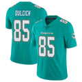 M.Dolphins #85 Greg Dulcich Player Aqua Limited Vapor Untouchable Home Game Ldoa Stitched Jerseys