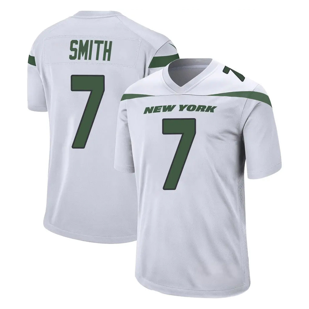 NY.Jets #7 Geno Smith Player White Spotlight Home Game Ldoa Stitched Jerseys