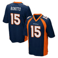D.Broncos #15 Nik Bonitto Player Navy Game Ldoa Stitched Jerseys
