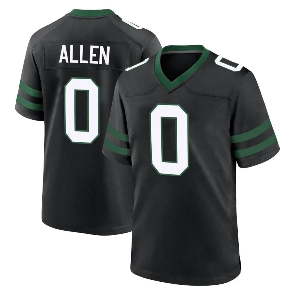 NY.Jets #0 Braelon Allen Player Black Legacy Home Game Ldoa Stitched Jerseys