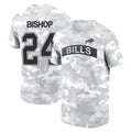 B.Bills #24 Cole Bishop Player Arctic Camo Salute to Service T-Shirt Hoodies Ldoa Stitched Jerseys