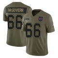 B.Bills #66 Connor McGovern Player Olive Salute To Service Limited Game Ldoa Stitched Jerseys