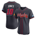 A.Braves #10 Chipper Jones Player Navy 2025 Speedway Classic Limited Elite Home Game Ldoa Stitched Jerseys