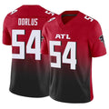 A.Falcons #54 Brandon Dorlus Player Red Vapor F.U.S.E. Limited Home Game Ldoa Stitched Jerseys