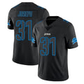 D.Lions #31 Kerby Joseph Player Black Impact Limited Home Game Ldoa Stitched Jerseys