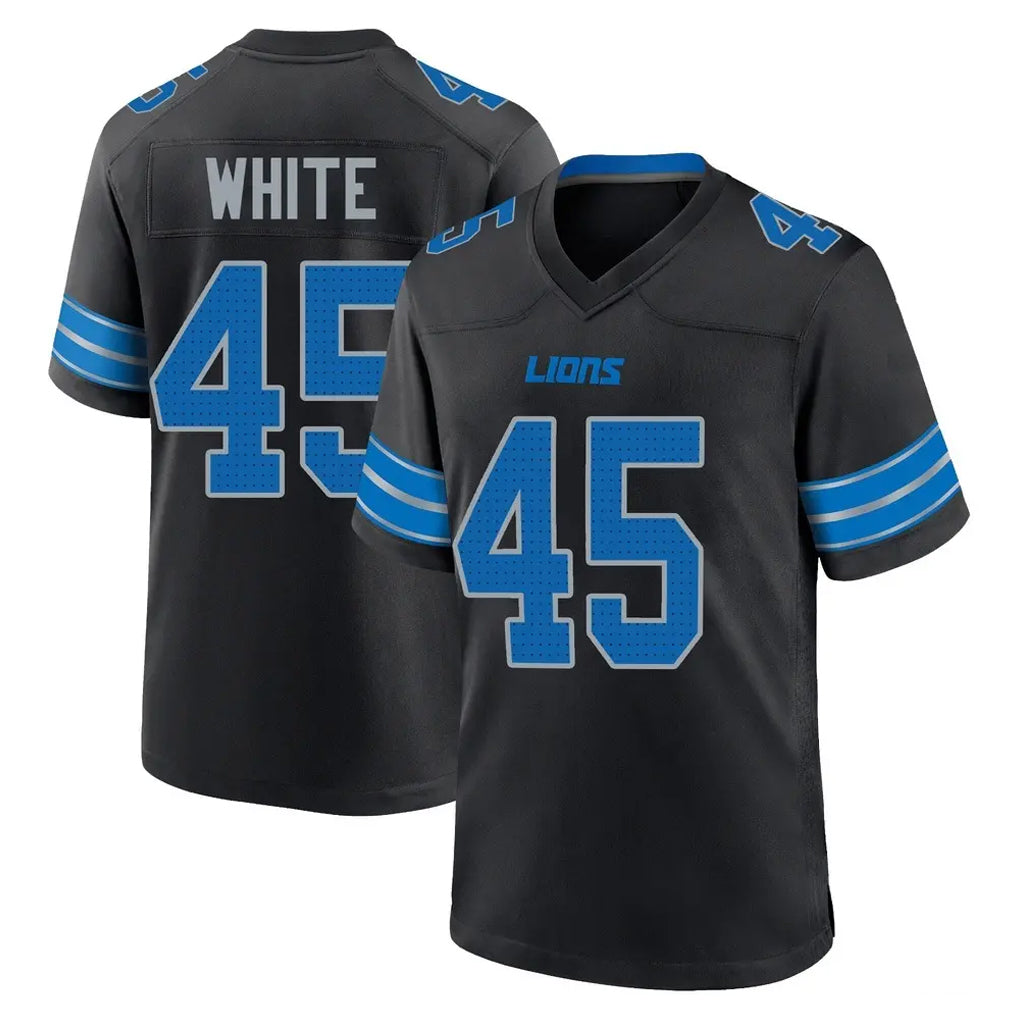 D.Lions #45 Devin White Player Black Alternate Home Game Ldoa Stitched Jerseys